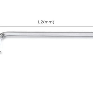 Kunci L Extra Long Hex Key Wrench 7.0mm Toptul AGAE0720