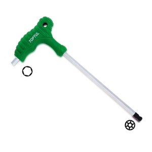 Kunci L-Type Two Way Ball Point Hex Key Wrench 4mm Toptul AGCA0415