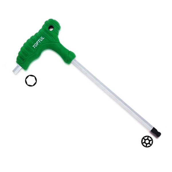 Kunci L-Type Two Way Ball Point Hex Key Wrench 4mm Toptul AGCA0415