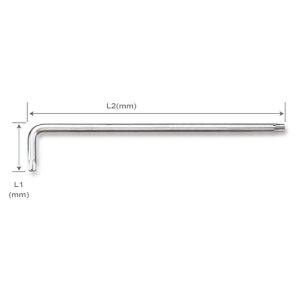 KUNCI L EXTRA LONG STAR KEY WRENCH T27 TOPTUL AIAE2715