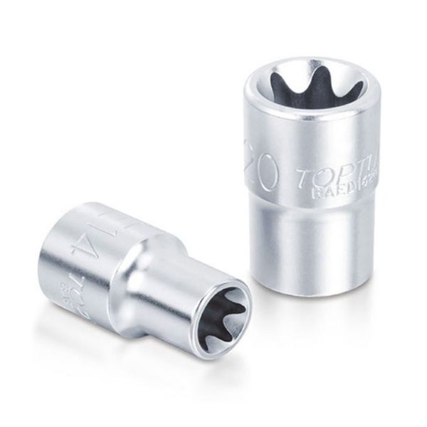 Kunci Sock Star Sockets E10 1Per2 Inch Drive Toptul BAED1610