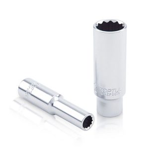 Kunci Sock Deep Sockets 12Pt 6mm 1/4 Inch Drive Toptul BAEF0806