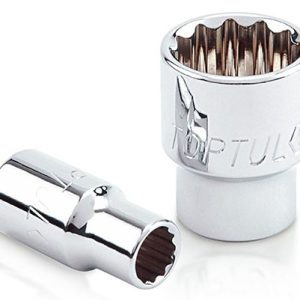 Kunci Sock 1/4" DR. 12PT Sockets 3/16" Toptul BBEB0806