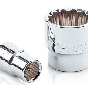 Kunci Sock 3/8" DR 12PT Socket 7/16" Toptul BBEB1214