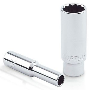 Kunci Sock 1/4" DR. 12PT Deep Sockets 7/32" Toptul BBEF0807