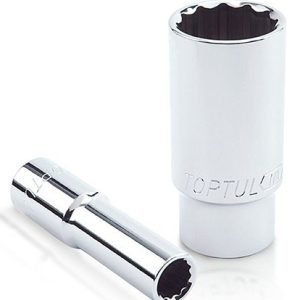 Kunci Sock 3/8" 12PT Deep Sockets 7/16" Toptul BBEF1214