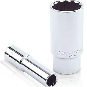 Kunci Sock 3/8" DR 12PT Deep Sockets 3/4" Toptul BBEF1224