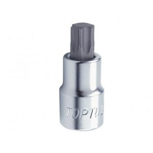 Kunci Sock Star Bit Sockets Satin 1/2" DR T45 55 mm TOPTUL BCFA164552