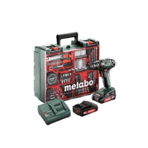 Set Bor Listrik Cordless Workshop Metabo Sb18