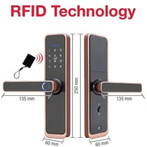 Digital Doorlock Card, Pin dan Finger Print Colcom CC5801