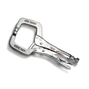 TOPTUL DAAU1A11 Tang C-Clamp Locking Pliers with Standard Tip 11"