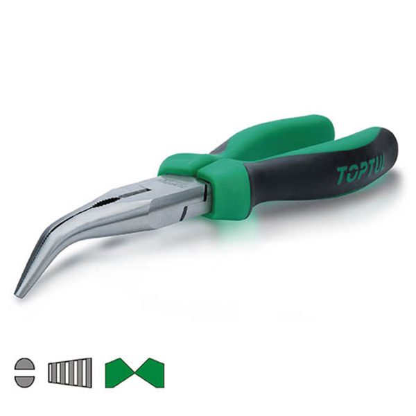 Tang Lancip Bent Nose Pliers 6" Toptul DFBA2206