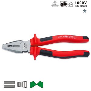 Tang Kombinasi VDE Insulated Combination Pliers 8" Toptul DGBA2108