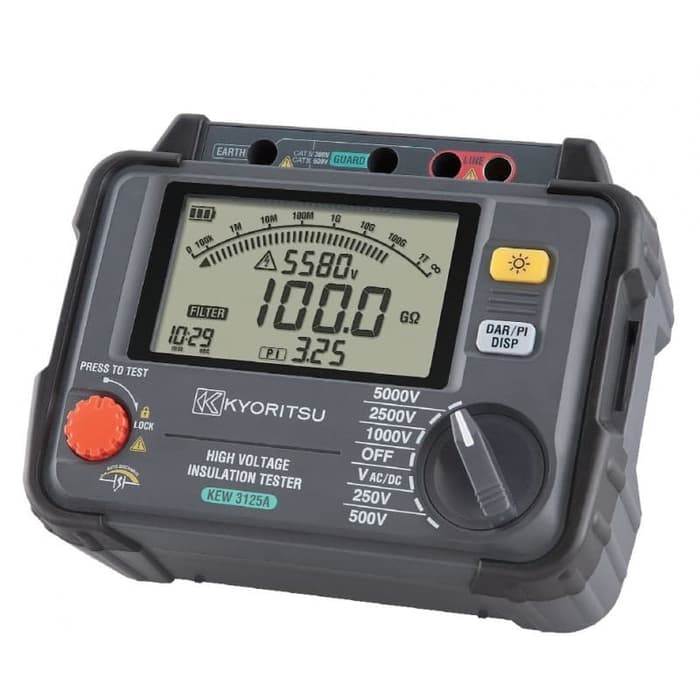Digital High Voltage Insulation Tester 5000V KYORITSU 3125A