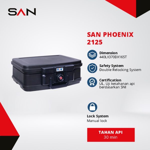 Brankas Portable SAN Phoenix 2125 - Image 2