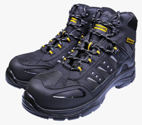 Sepatu Safety Krisbow Nemesis 6 In (42/8) Hitam