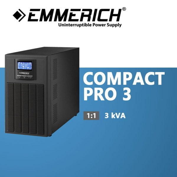 UPS Compact Pro 3 Backup Time 7 Menit Emmerich ERCMP39