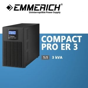 UPS Compact Pro ER 3 Backup Time 13-14 Menit Emmerich ERCMP3ER7X2