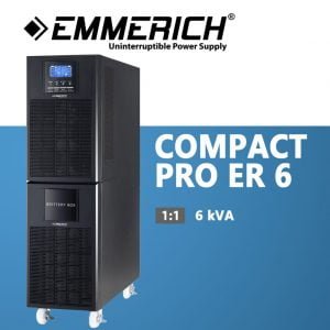 UPS Compact Pro ER 6 Backup Time 41-45 Menit Emmerich ERCMP6ER9X3