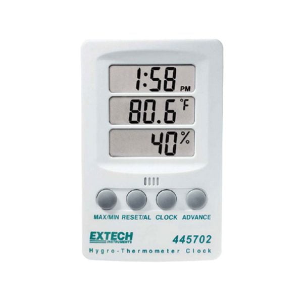 Hygro Thermometer Clock 445702 Extech EX0000022