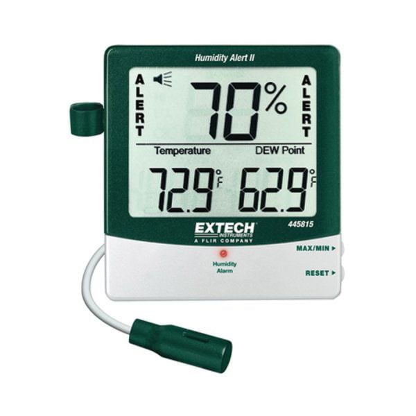 HYGRO THERMOMETER WITH RH ALERT 445815 EXTECH EX0000024