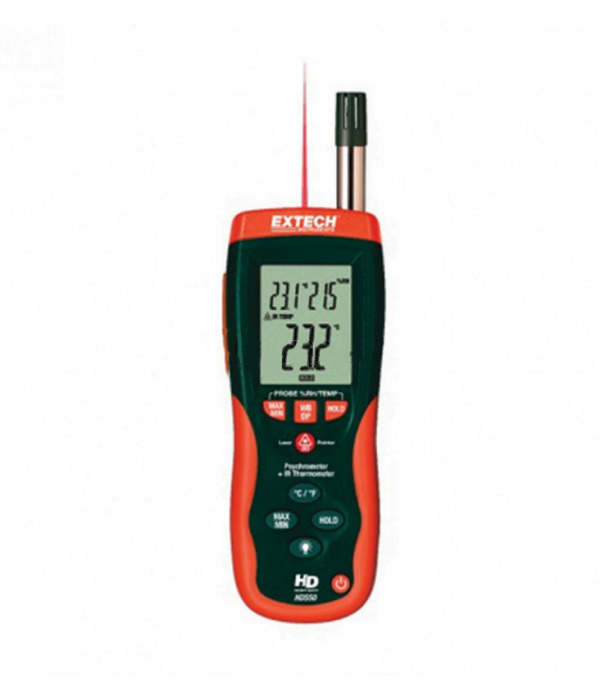 PSYCHROMETER/THERMOMETER WITH GPP HD550 EXTECH EX0000232
