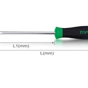Obeng Slotted Anti-Slip Screwdrivers 1.2x8 mm Toptul FAAB0818
