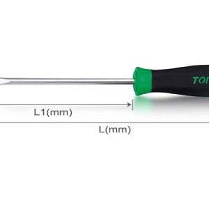 Obeng Slotted Anti-Slip Screwdrivers 1.2x6.5 mm Toptul FAAB6E15