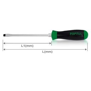 Obeng Hexagon Slotted Anti-Slip Screwdrivers 1.2x6.5 mm Toptul FAHB6E15