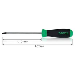 Obeng Phillips Anti-Slip Screwdrivers PH2 Toptul FBAB0210