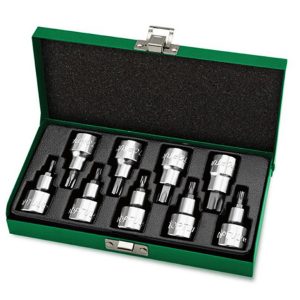 Kunci Sock Star Bit Socket Set 1/2 Inchi 9pcs Toptul GAAD0903