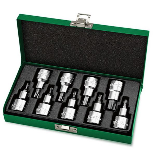 Kunci Sock Star Bit Socket Set 1/2 Inchi 9pcs Toptul GAAD0903