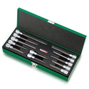 Kunci Sock Bit Socket Set Extra Long 1/2" DR. 12pcs Toptul GAAD1202