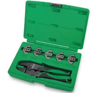 Tang Quick Interchangeable Ratchet Crimping Tool Kit 6pcs Toptul GAAI0605