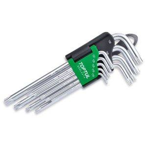 Kunci L Star Key Long Type Wrench Set 9pcs Toptul GAAL0914