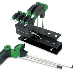 Kunci L Two Way Ball Point & Hex Key Wrench Set 6 Pcs TOPTUL GAAS0601