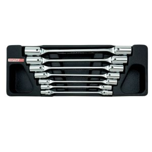 KUNCI SOCK 7pcs DOUBLE END SWIVEL SOCKET WRENCH SET TOPTUL GAAT0702
