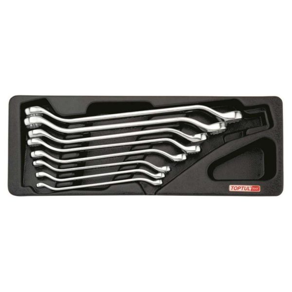 KUNCI DOUBLE RING WRENCH SET OFFSET 45 deg TOPTUL GAAT0806