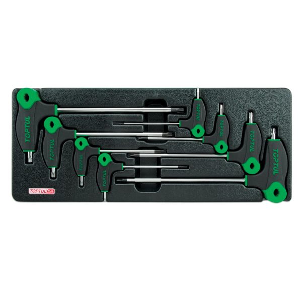 KUNCI L 8pcs L TYPE TWO WAY STAR & TAMPERPROOF KEY WRENCH SET TOPTUL GAAT0812