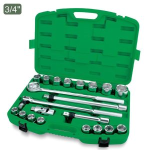 Kunci Sock Professional Grade Flank Socket Set 3/4" DR. 6PT 21pcs Toptul GCAI2102