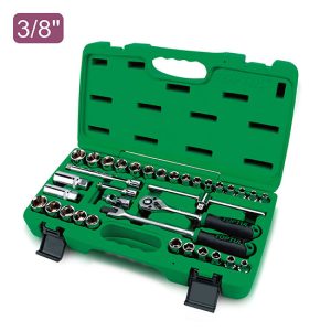 Kunci Set 35PCS Professional Grade 3/8" DR. Flank Socket Set TOPTUL GCAI3501
