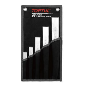 Mata Pahat 5PCS Ribbed Flat Chisel Set TOPTUL GPAQ0504