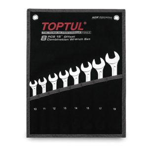 Kunci Set 15° Offset Super-Torque Combination Wrench Set POUCH BAG METRIC TOPTUL GPAW1601