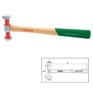 Palu Light Bumping Hammer - Crowned Face 91mm Toptul JFAA0433
