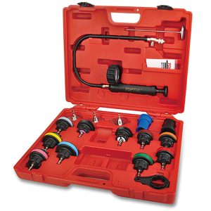 Alat Ukur Universal Radiator Pressure Tester Kit 18pcs Toptul JGAI1802