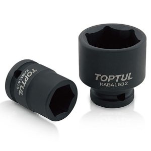 Kunci Sock Flank Impact Sockets 1/2" DR. 6PT 18mm Toptul KABA1618