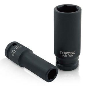 kunci Sock 1/2" DR. 6PT Flank Deep Impact Sockets 24mm TOPTUL KABE1624