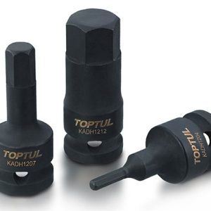 Kunci Sock  3/8" DR Hex Bit Impact Sockets 10mm Toptul KADH1210