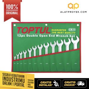 Kunci Kombinasi Double Open End Wrench Set 12Pcs Toptul GAAA1206