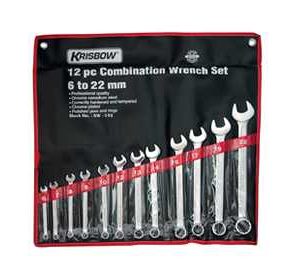 Set Kunci Pas Kombinasi Krisbow 12 Pcs 6-22mm KW0100332